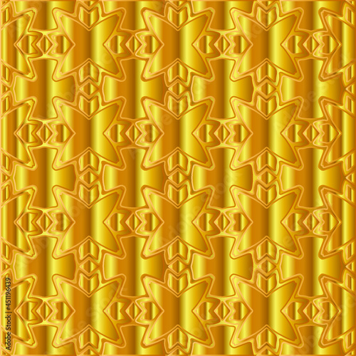 Gold metal texture background vector illustration 
