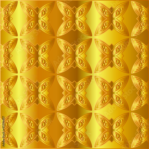 Gold metal texture background vector illustration 
