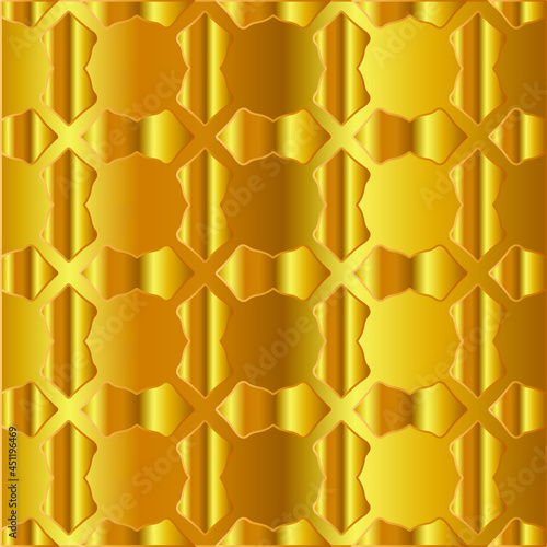 Gold metal texture background vector illustration 
