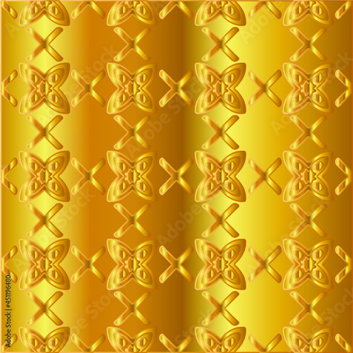 Gold metal texture background vector illustration 
