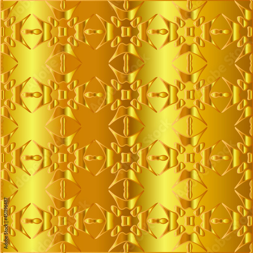 Gold metal texture background vector illustration 

