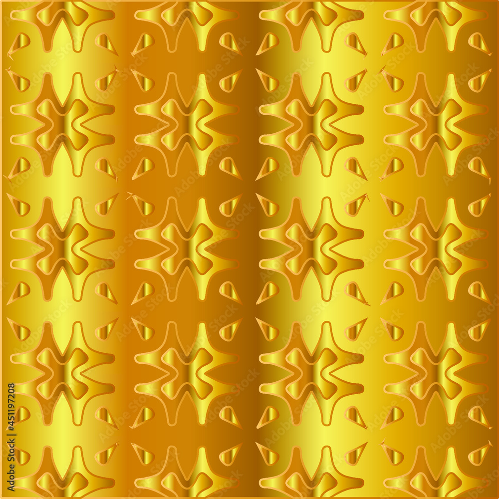 Geometric vector pattern with yellow and white gradient. gold ornament for wallpapers and backgrounds. Geometric vector pattern with yellow and white gradient. gold ornament for wallpapers and backgrounds.