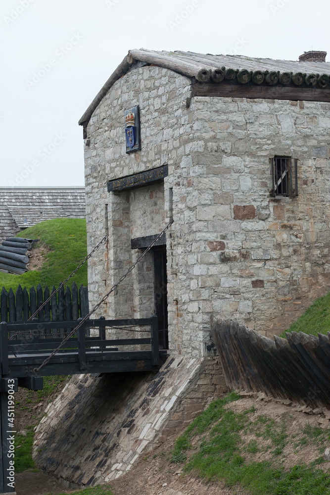 Old Fort Niagara, an old defence.
