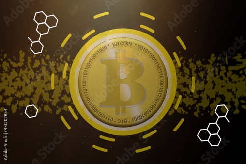Eine Bitcoin Grafik