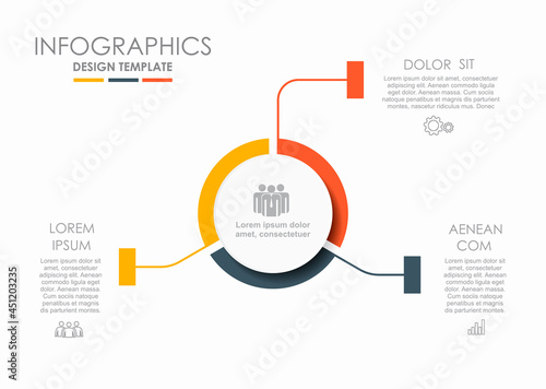 Infographic design template with place for your data. Vector illustration.