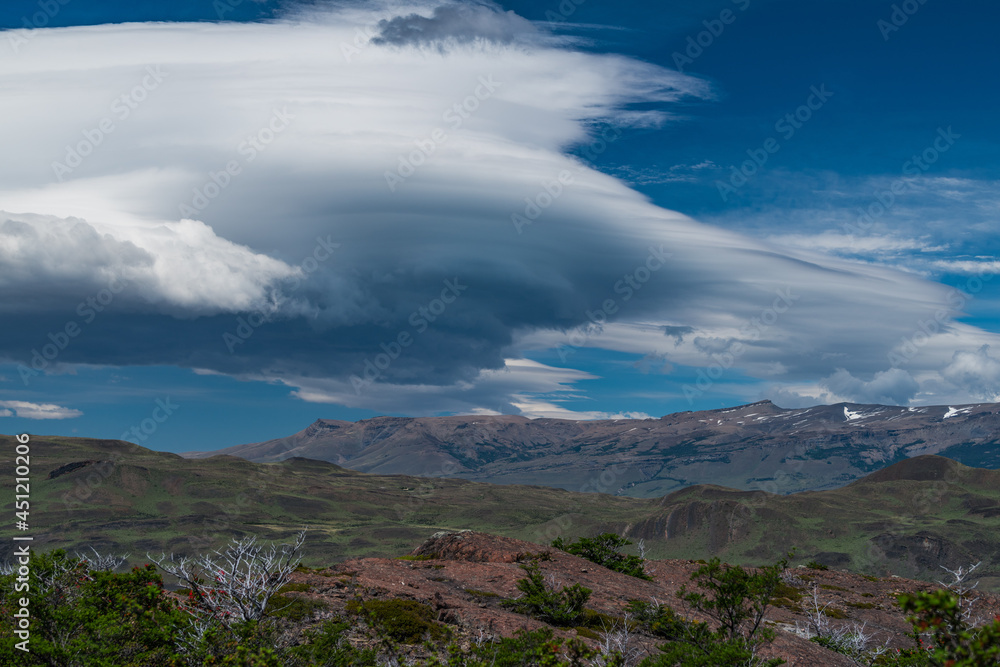 Lenticular clouds in Patagonia