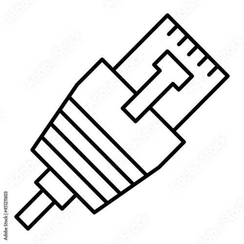  Vector Ethernet Outline Icon Design
