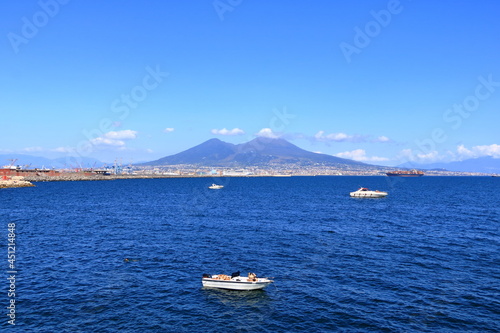 stunning view of the waters of Tyrrhenian sea on the coast of Napoli © Dynamoland