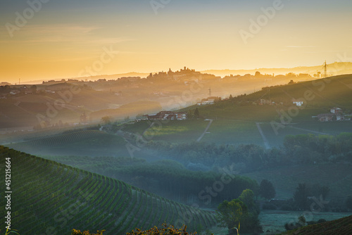 Langhe in autumn  Italy