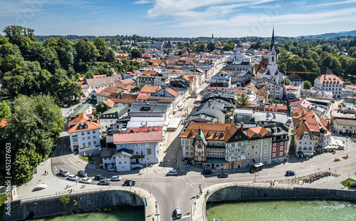 famous old town of Bad Tolz - Bavaria photo