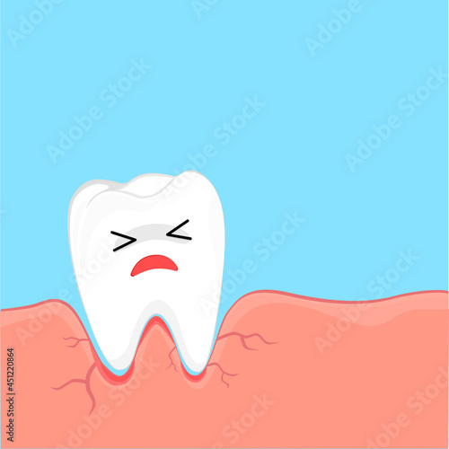 Teeth Cartoon gum disease gingivitis