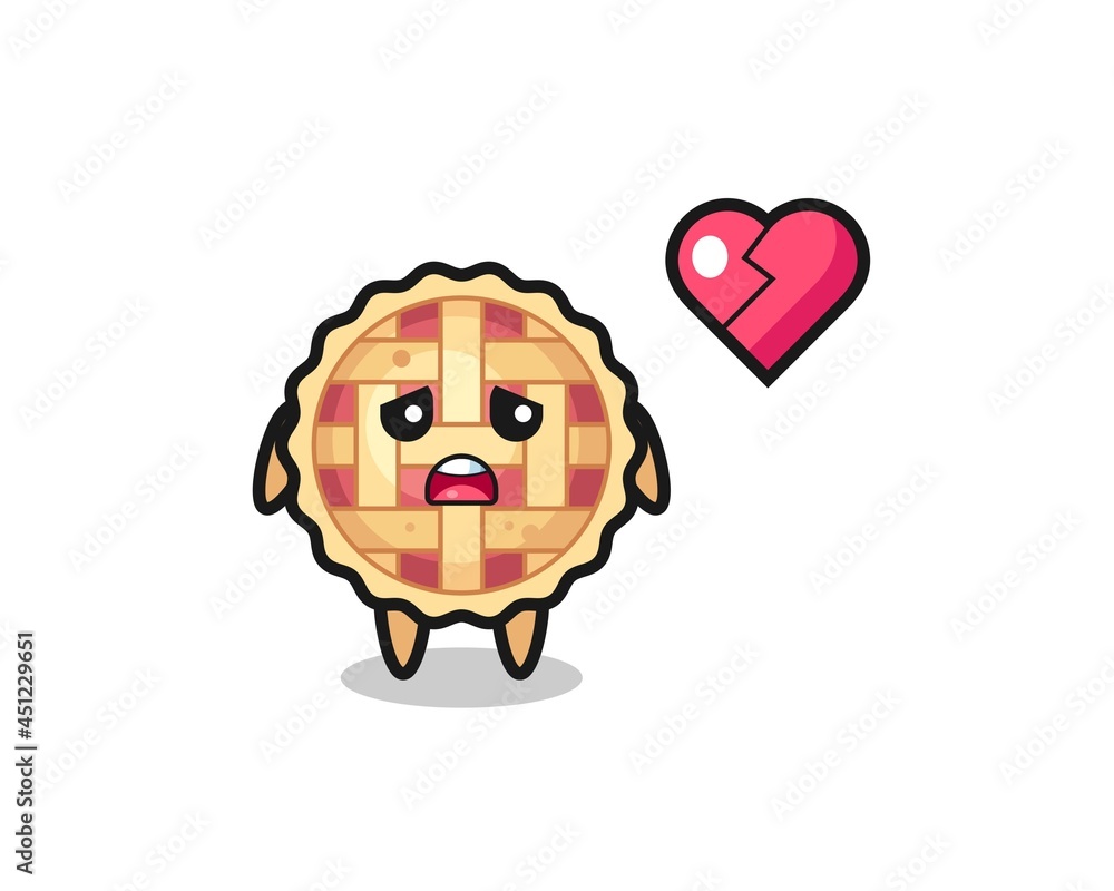 apple pie cartoon illustration is broken heart apple pie cartoon illustration is broken heart