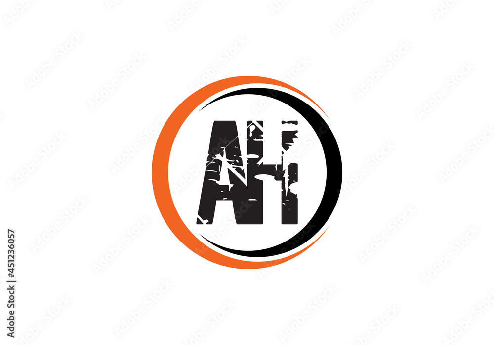 this is a AH latter icon design this is a AH latter icon design