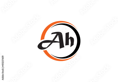 Free Download this is a creative AH latter icon design - GFXLoad