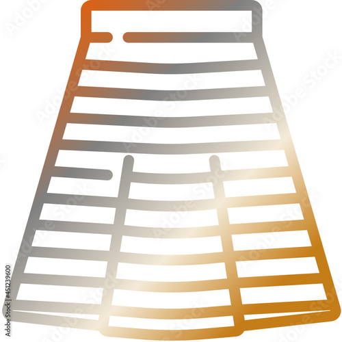 skirt gradient icon
