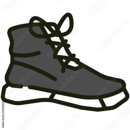 shoe one color icon