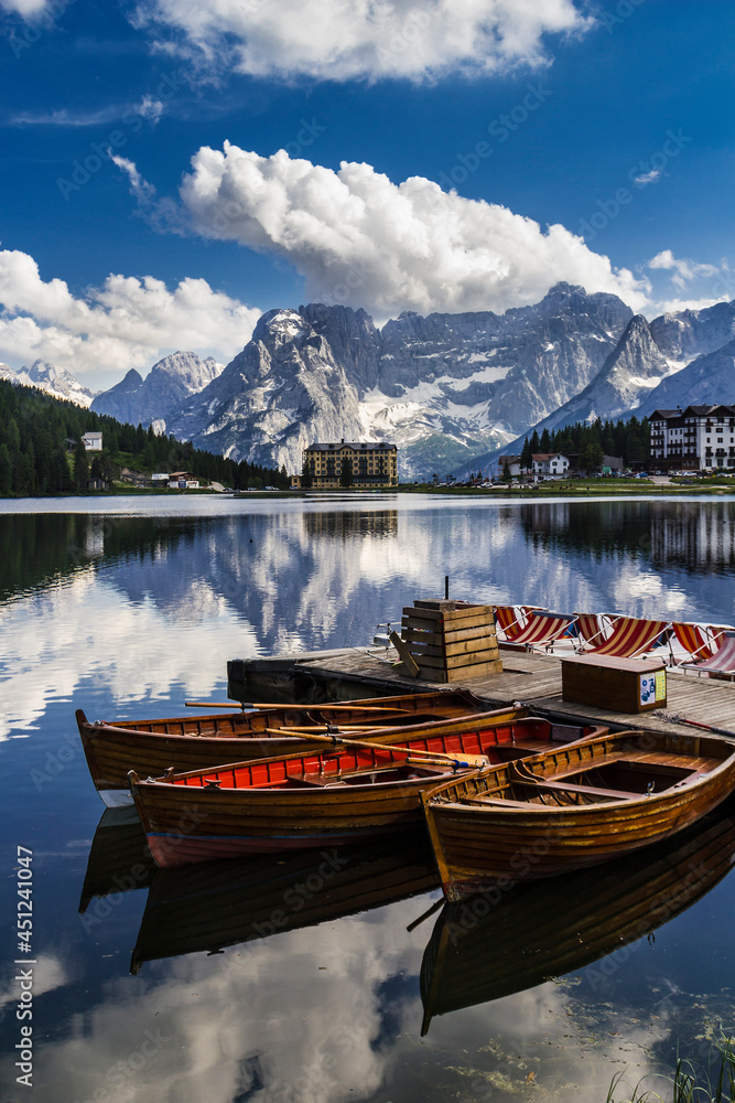 Misurina lake, Dolomites, Italy