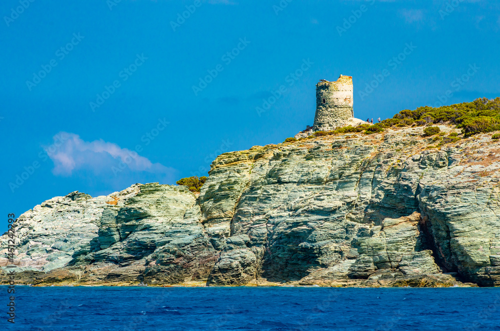 Torra Ghjenuvese d' Agnellu - Küste im Norden Korsikas
