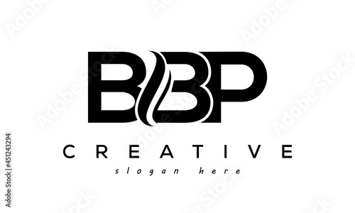 Letter BBP creative logo design vector photo