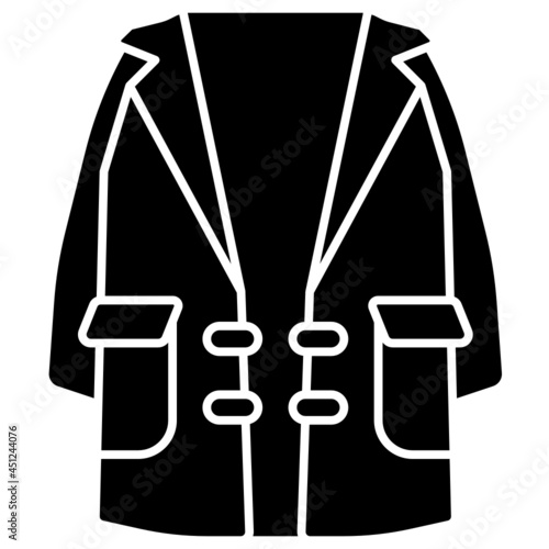 coat solid icon