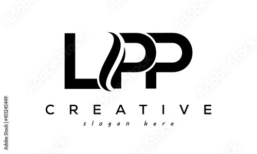 Letter LPP creative logo design vector photo