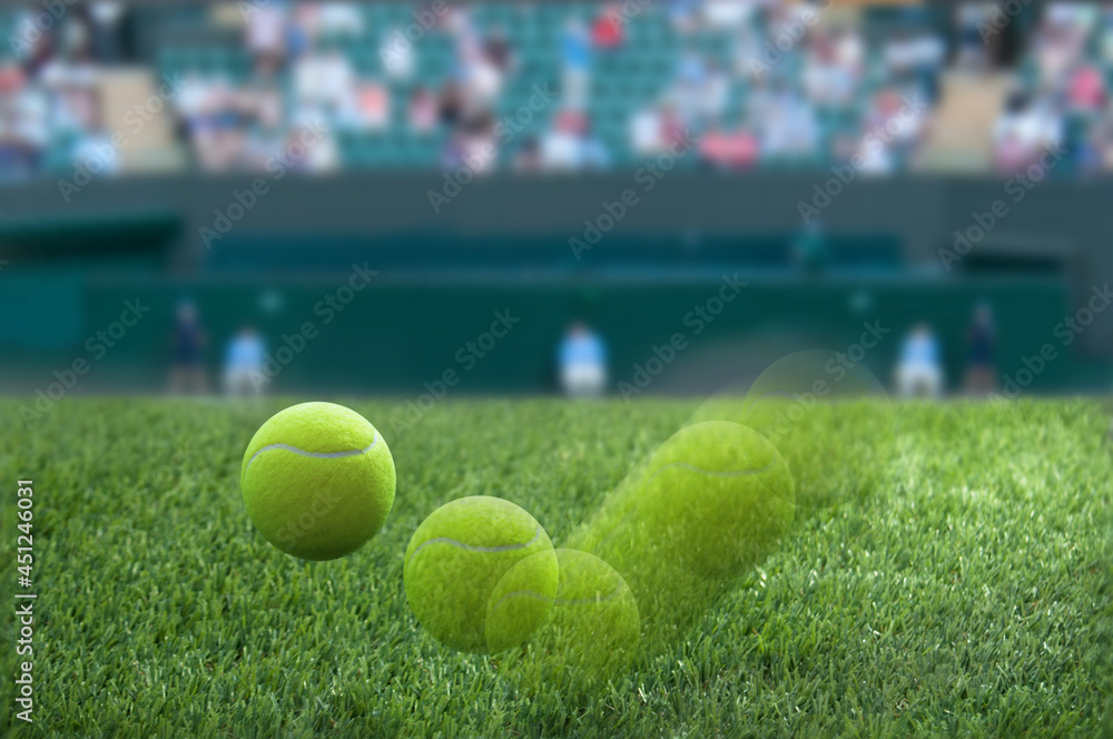 Wimbledon tennis grass court Stock Photo | Adobe Stock