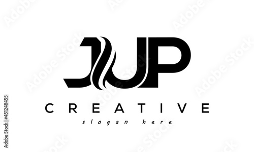 Letter JUP creative logo design vector photo