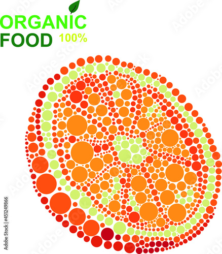 organic food orange slice natural