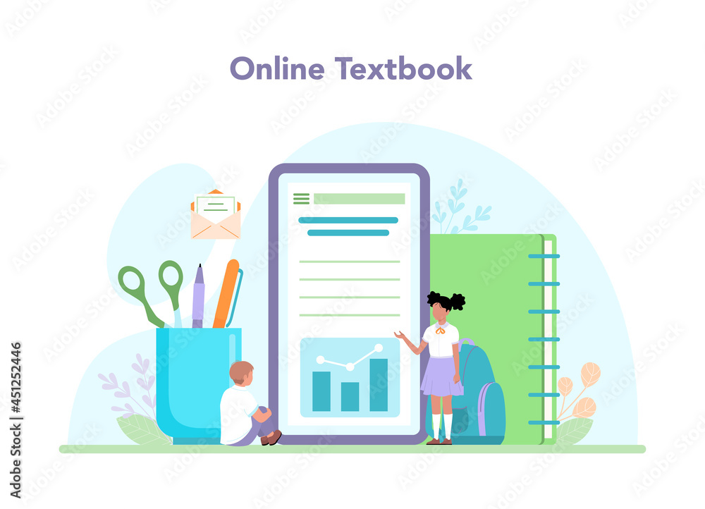 Teacher online service or platform. Professor giving a lesson online Teacher online service or platform. Professor giving a lesson online