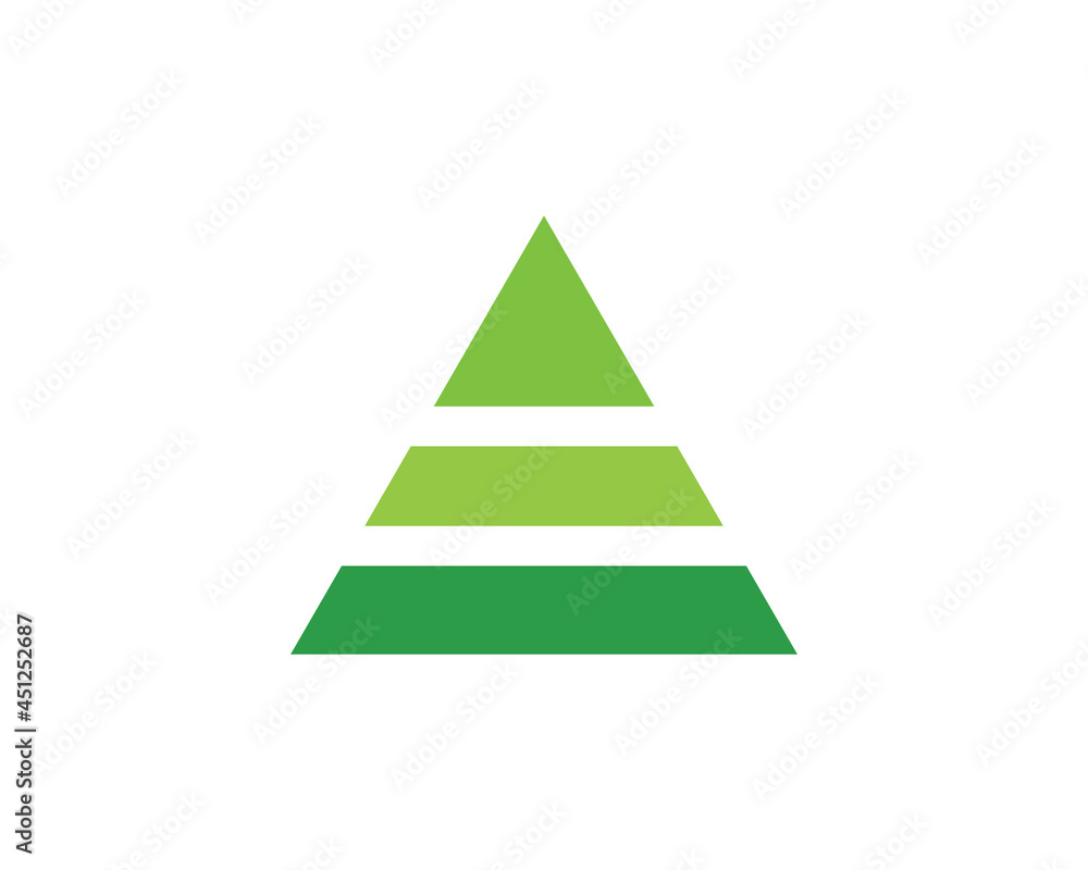 riangle pyramid finance business element icons template logo riangle pyramid finance business element icons template logo