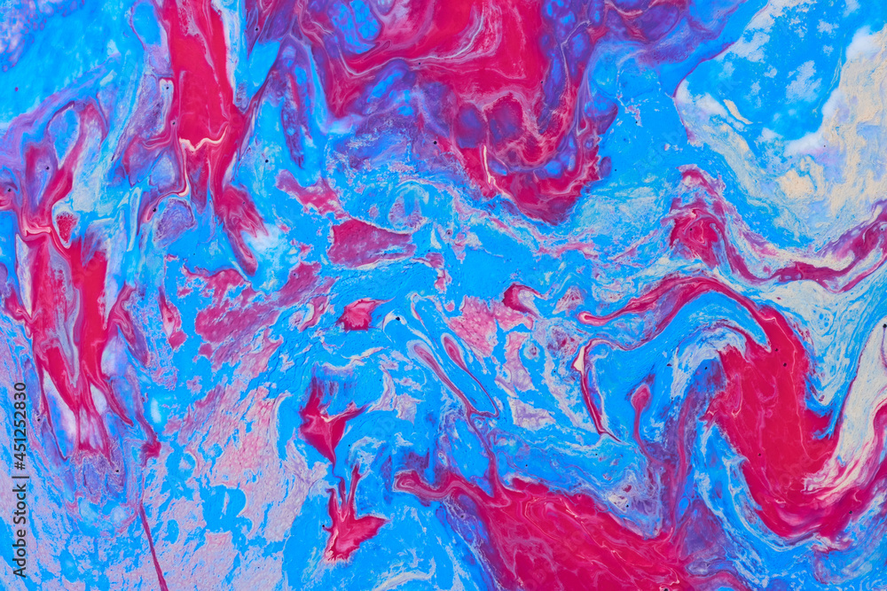 Paint marble fluid acrylic texture for background