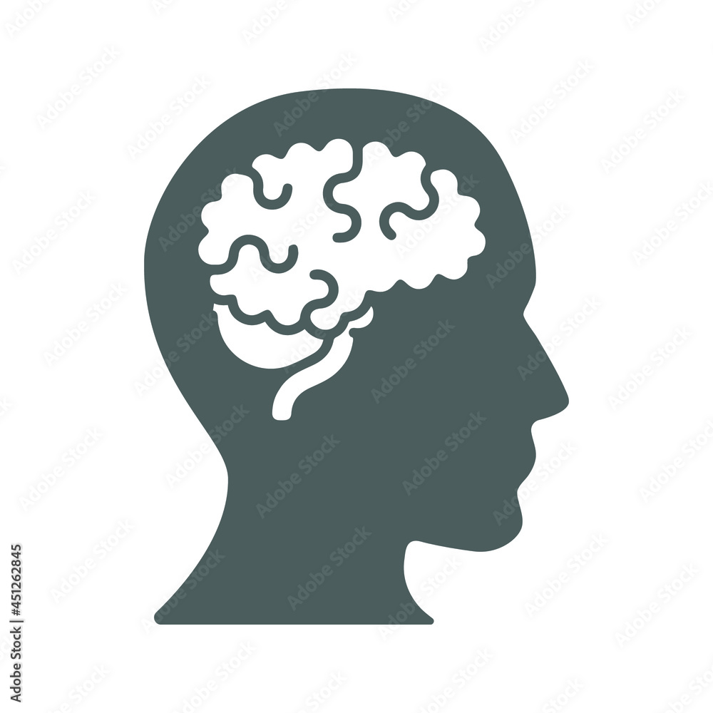 Neurology, medical icon. Gray vector graphics. Neurology, medical icon. Gray vector graphics.