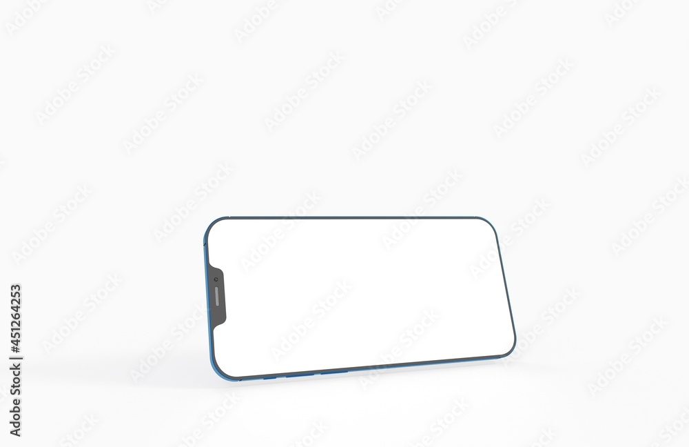 Smartphone frameless blank screen mockup Smartphone frameless blank screen mockup