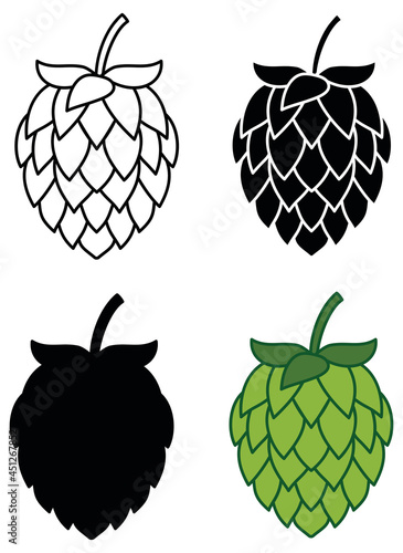 Hops Beer Clipart Set