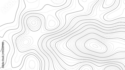 Contour map background. Vector geography scheme and terrain. Topography grid map.
