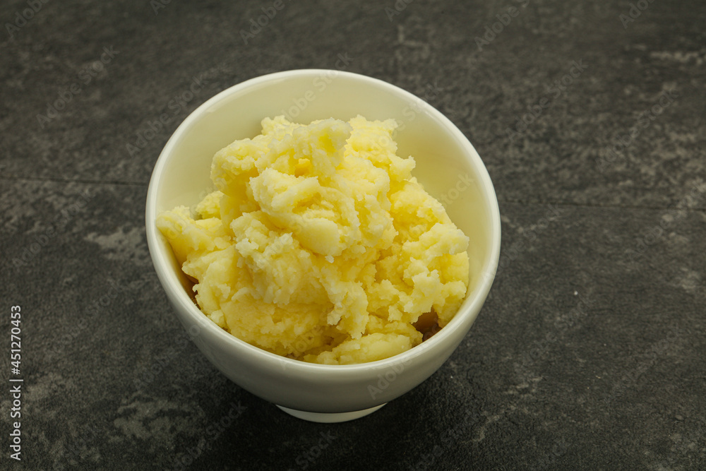 Mashed potato in the bowl Mashed potato in the bowl