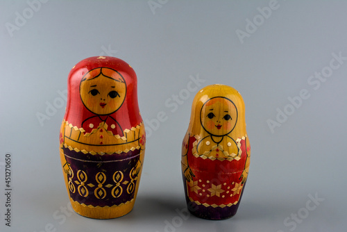 Russian traditional national toy photo