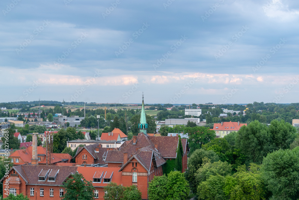 Panorama miasta, Giżycko, Polska