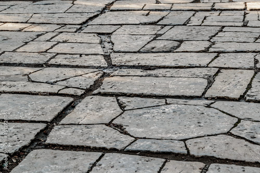 Obraz premium Ancient Stone Pattern, Athens, Greece