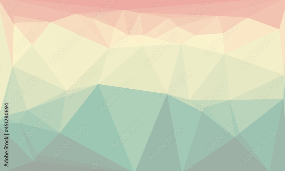 Obraz premium vibrant colorful geometric background with mosaic design