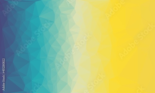vibrant blue and yellow background with geometric pattern
