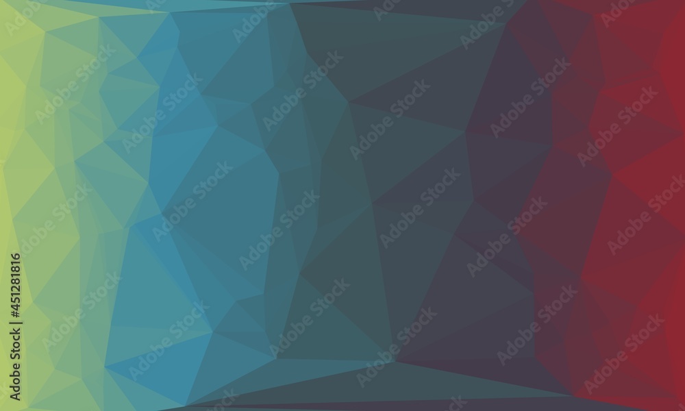Obraz premium vibrant abstract multicolored background with poly pattern