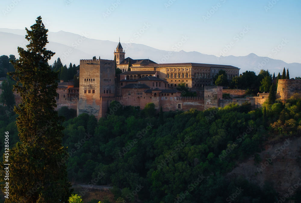 Granada city,in andalusia spain.