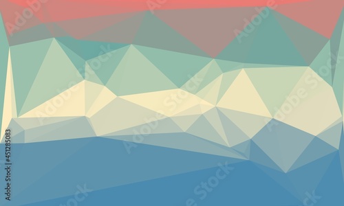 vibrant abstract colorful polygonal background