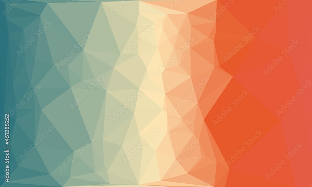 Obraz premium vibrant minimal multicolored polygonal background