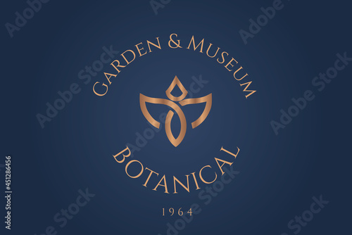 stylized bird logo inserted inside a round cross. holy logotype with flying doves. Symbol for veterinarian and pet shop