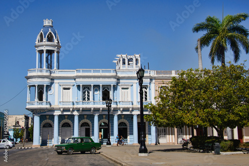 Neoclassical colonial architecture, Ferrer Palace, Cienfuegos, Cuba. photo