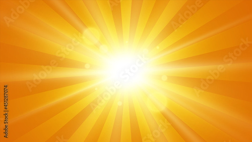Wallpaper Mural Sunbeams background. Sun with rays. Abstract vector explosion. Torontodigital.ca