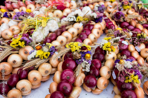 Fair of Onions, "Zibelemaerit" (market of onions), in Berne, Switzerland