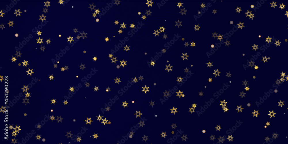 Gold snowflakes holiday seamless pattern. Gold snowflakes holiday seamless pattern.